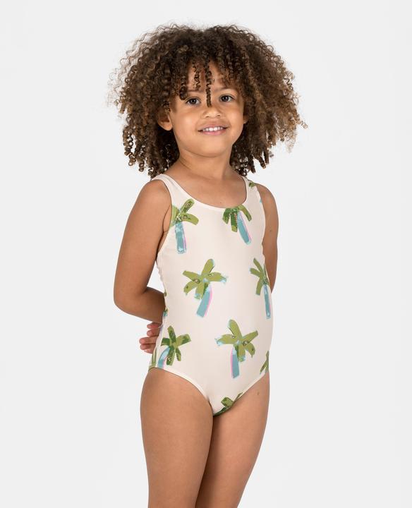 Produktbild Nabaiji Badeanzug Baby/Mädchen - Print Palmen beige (76, 78, 80 C)