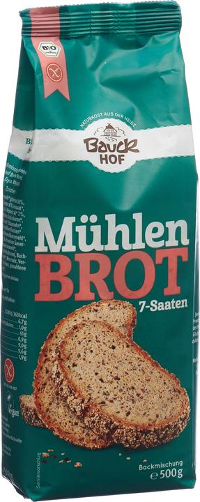 Bauckhof Mühlenbrot 7-Saaten Backmischung Bio (500 g)