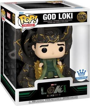 Actual product image Funko Pop Deluxe Loki God Loki Limited Edition