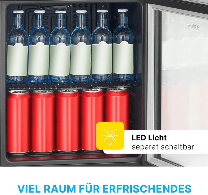 Produktbild Bomann Boma Glastürkühlschrank (48 l)
