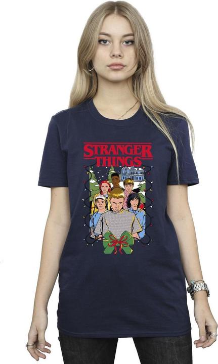 Produktbild Netflix Stranger Things Christmas Poster TShirt (3XL)