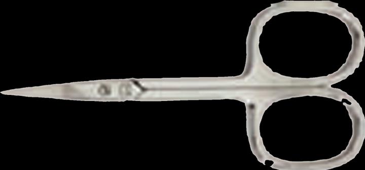 Produktbild Nippes Hautschere mit gebogener Spitze, vernickelt, 820