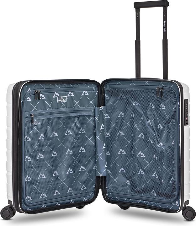 Actual product image Bergpfeil Travel 4-Rollen Kabinentrolley S 55 cm mit Dehnfalte (44 l, Hand luggage (up to 50 litres))