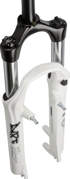Actual product image RST SUSPENSION FORK DIRT RA 100 WHITE V/DISC 28.6X260X0 DAMPER+VSPG.INSERT. (100 mm)