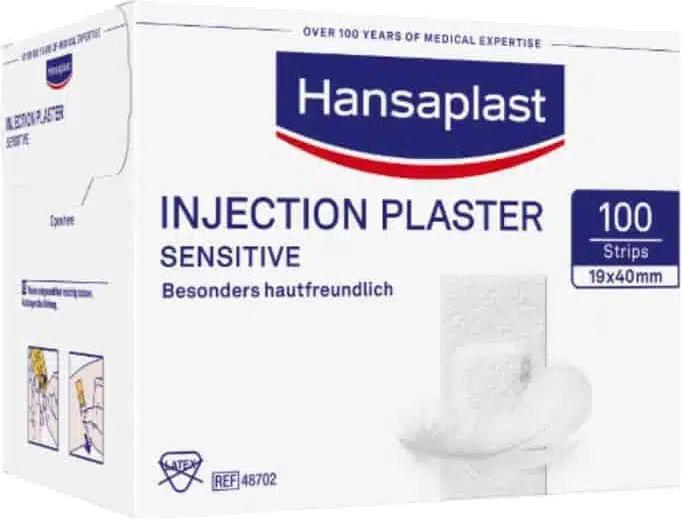 Actual product image Beiersdorf HANSAPLAST SENSITIVE injection plaster, 100 pcs PFL (100 x)