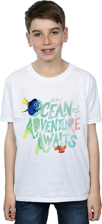Actual product image Disney Boys Ocean Adventure Cotton T-Shirt (140, 146)