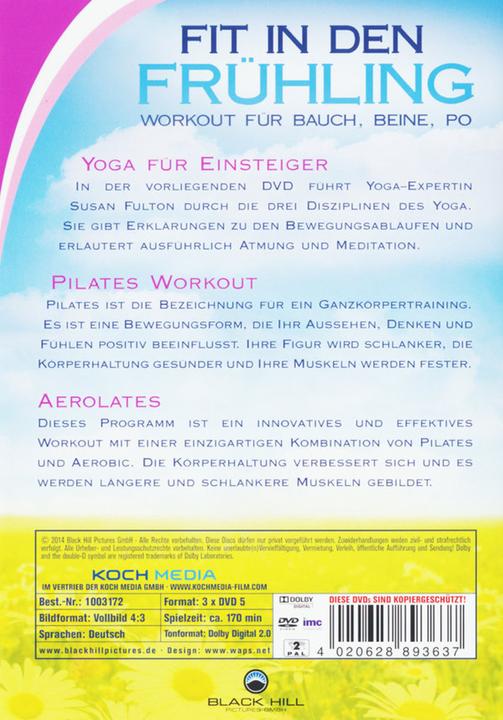 Immagine prodotto In forma in primavera Allenamento per addome, gambe, glutei (DVD, Tedesco)