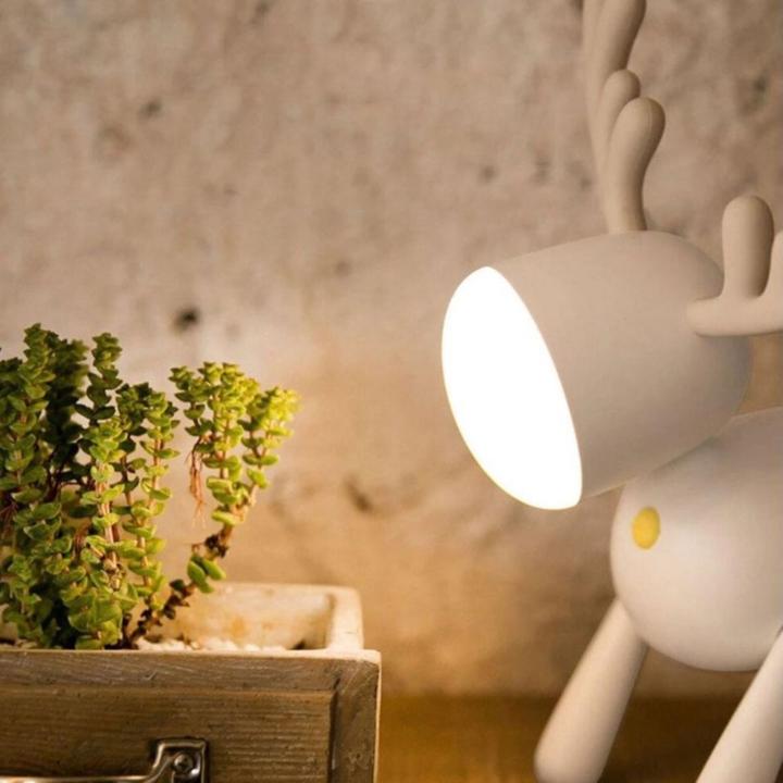 Image du produit EKO Veilleuse sans fil Art déco Renne 5V Portable