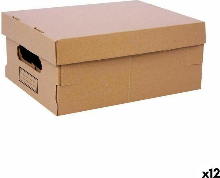 Produktbild Soler Hispania Aufbewahrungsbox mit Deckel Confortime Pappe 30 x 22,5 x 12,5 cm (12 Stück)