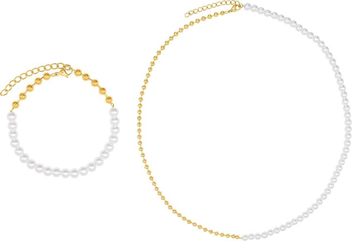 Actual product image Heideman Set Sara gold coloured (100% stainless steel)
