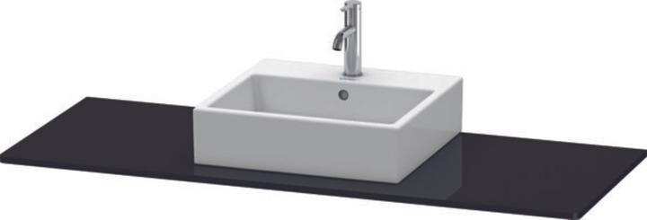 Produktbild Duravit Konsole XSQUARE 16x1400x550mm m Auss mttg sw hochglanz