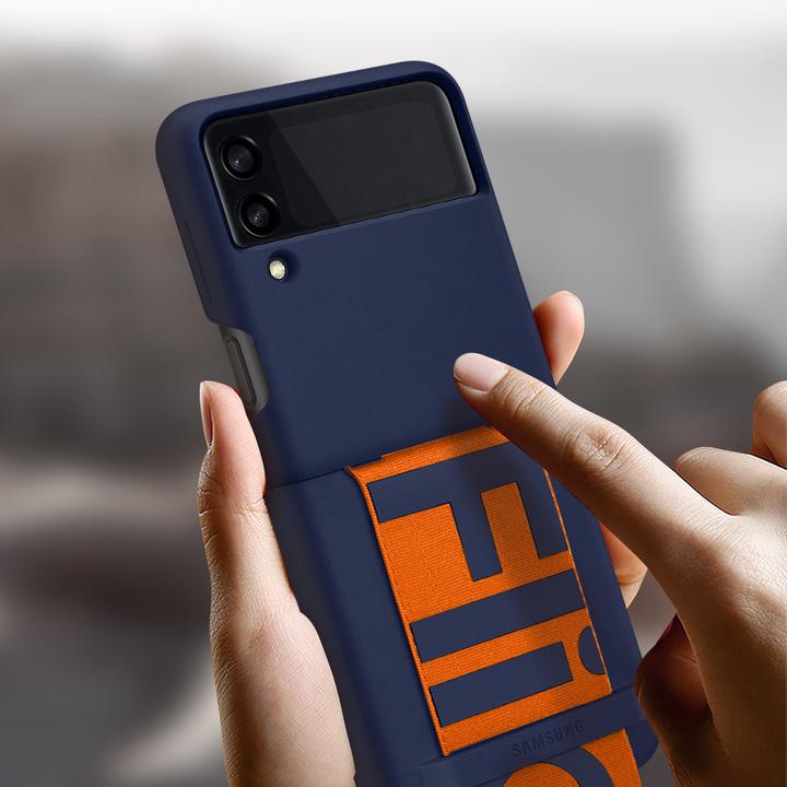 Actual product image Samsung Silicone cover with loop (Samsung Galaxy Z Flip3)