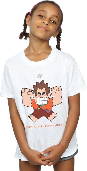 Immagine prodotto Disney Wreck It Ralph Happy Face Maglietta Ragazze (140, 146)