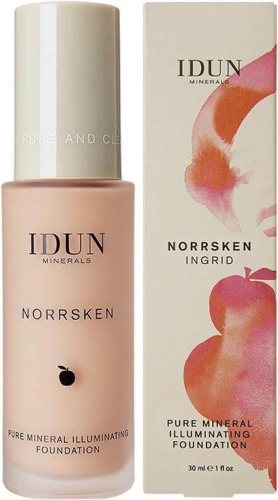 Actual product image IDUN Minerals Liquid foundation Norrsken Ingrid