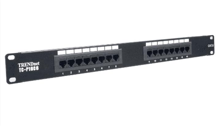 Produktbild Trendnet TC-P16C6 Patch Panel 16-port Cat6 Unshielded