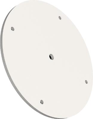 Image du produit Hikvision DS-2909ZJ Adaptateur de plaque métallique pour trépied Bullet (Kit de montage)