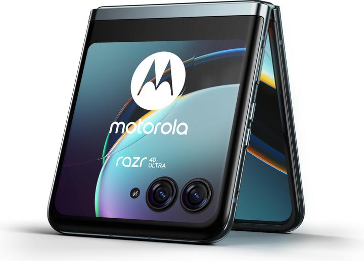 Produktbild Motorola Razr 40 Ultra (256 GB, Glacier Blue, 6.90", SIM + eSIM, 12 Mpx, 5G)