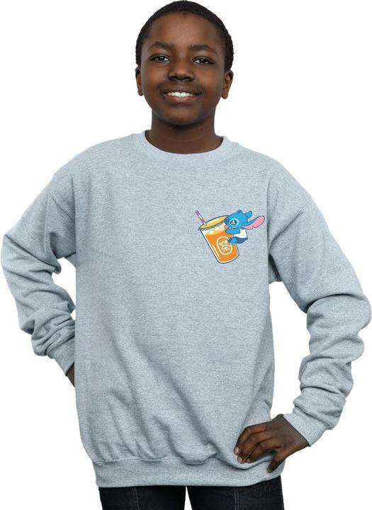 Actual product image Disney Boys Lilo And Stitch Drink Sweatshirt (140, 146)