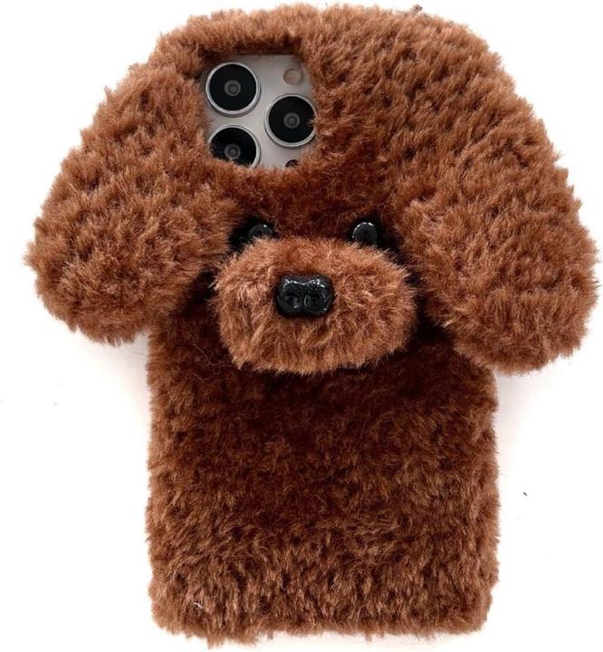 Produktbild Ueli Express Teddy-Hund Plüschhülle (Apple iPhone 16 Pro Max)