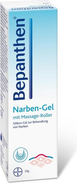 Actual product image Bayer Bepanthen Scar Gel with Massage Roller, 20 g gel (Gel)