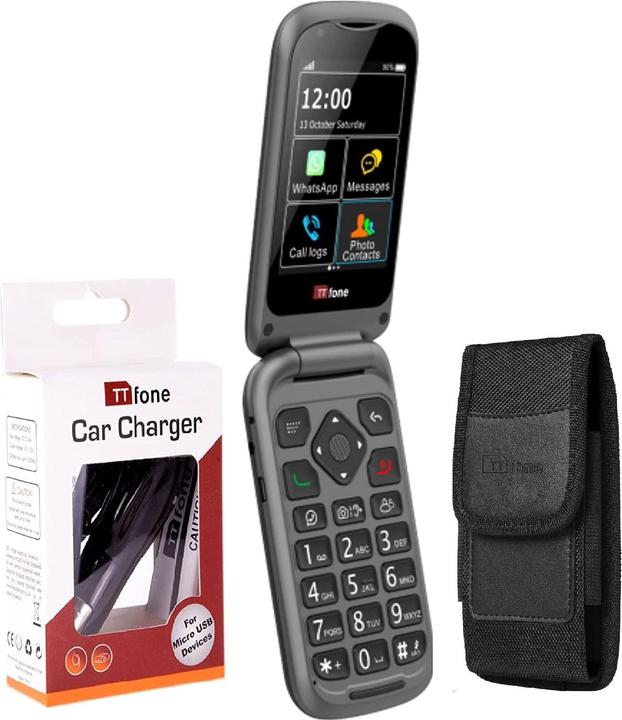 Produktbild TTfone TT970 Whatsapp 4G Touchscreen Senior Big Button Flip Handy (2.80", 8 Mpx, 4G)