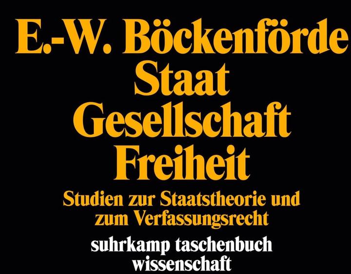 Produktbild Staat, Gesellschaft, Freiheit (Deutsch, Ernst-Wolfgang Böckenförde, 1976)