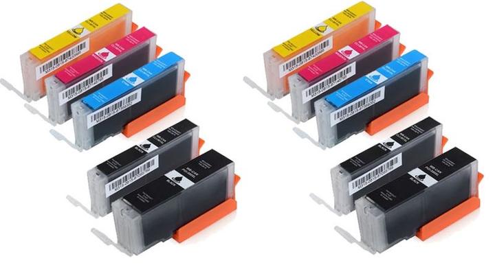 Immagine prodotto Hermex Cartuccia d'inchiostro compatibile XXL per Canon PIXMA TS6351 (M, Y, C, PGBK, FC)
