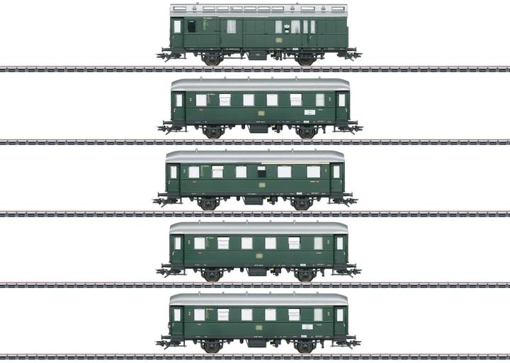 Actual product image Märklin 43353 H0 Set of 5 DB passenger coaches, MHI (Track H0)