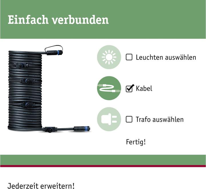 Produktbild Paulmann Outdoor Plug & Shine Kabel 1 in-5 out