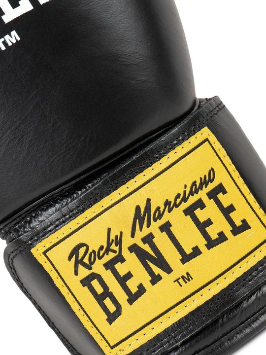 Produktbild Benlee Fighter Boxhandschuhe Leder Schwarz (14 OZ, One Size)
