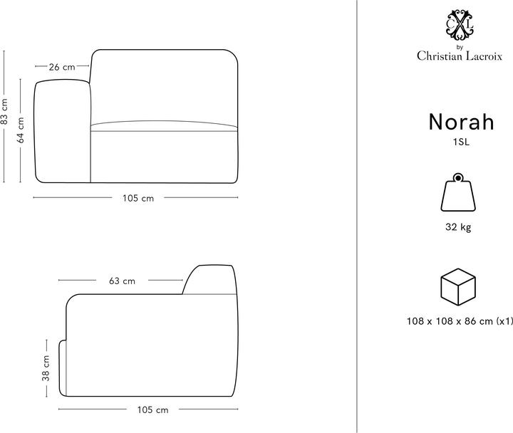Actual product image CXL by Christian Lacroix Norah (3-seater, 4-seater, 2 person sofa)