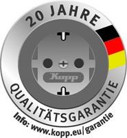 Actual product image Kopp Eurokopp double plug black (CEE 7/16, 2 x)