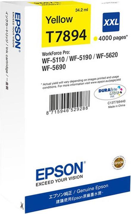 Immagine prodotto Epson T7894 DuraBrite Ultra (Y)