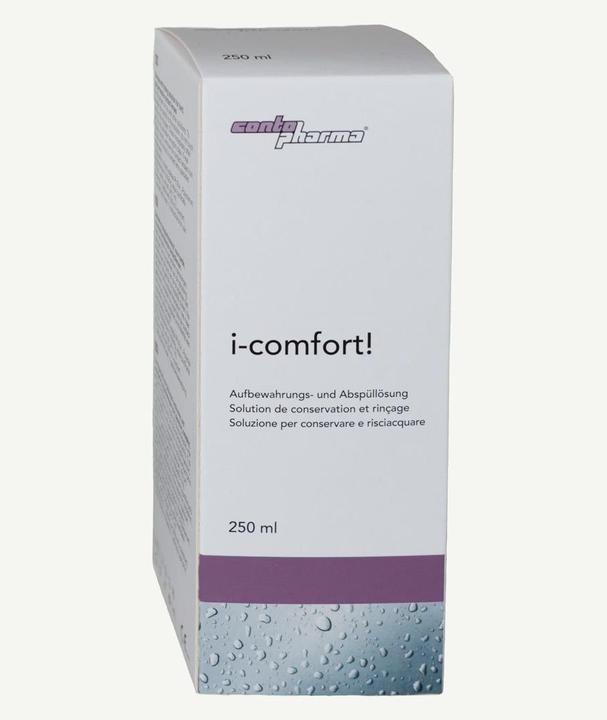 Actual product image Contopharm Storage and rinsing solution i-comfort! i-comfort! (Hard lens care, 250 ml)