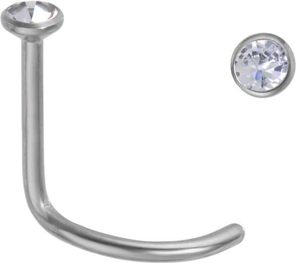 Actual product image Bijouteria Nose piercing (Titanium, Crystal)