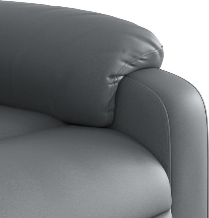 Immagine prodotto VidaXL Sedia da massaggio in similpelle grigia,Colore: Grigio, Materiale