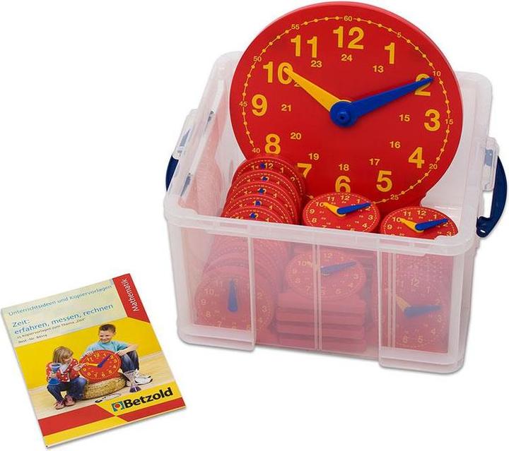 Actual product image Betzold Pupil clock class set with 1 teacher clock and 25 pupil clocks (German)