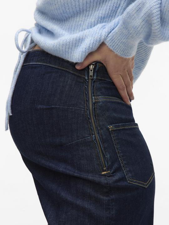 Immagine prodotto Mamalicious Gonna corta a vita alta in denim (L)