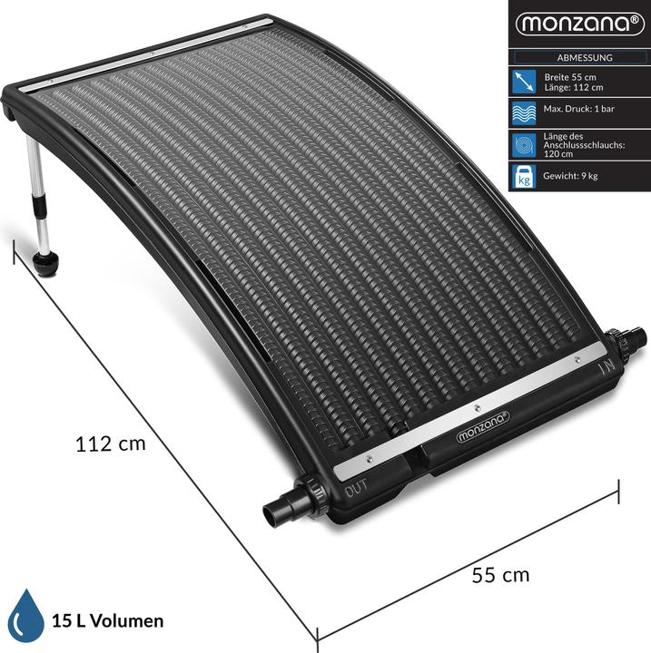 Produktbild Monzana Sonnenkollektor für Pool