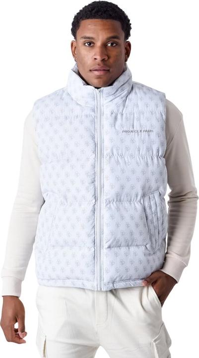 Project X Paris Weste mit Allover-Monogramm