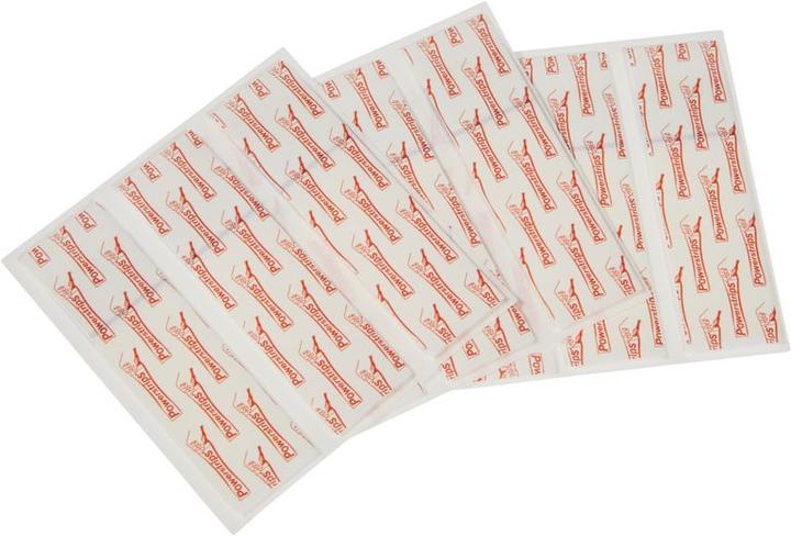 Produktbild tesa Powerstrips für Tapete & Putz, 0,5kg Halteleistung, 9x doppelseitige Klebestreifen