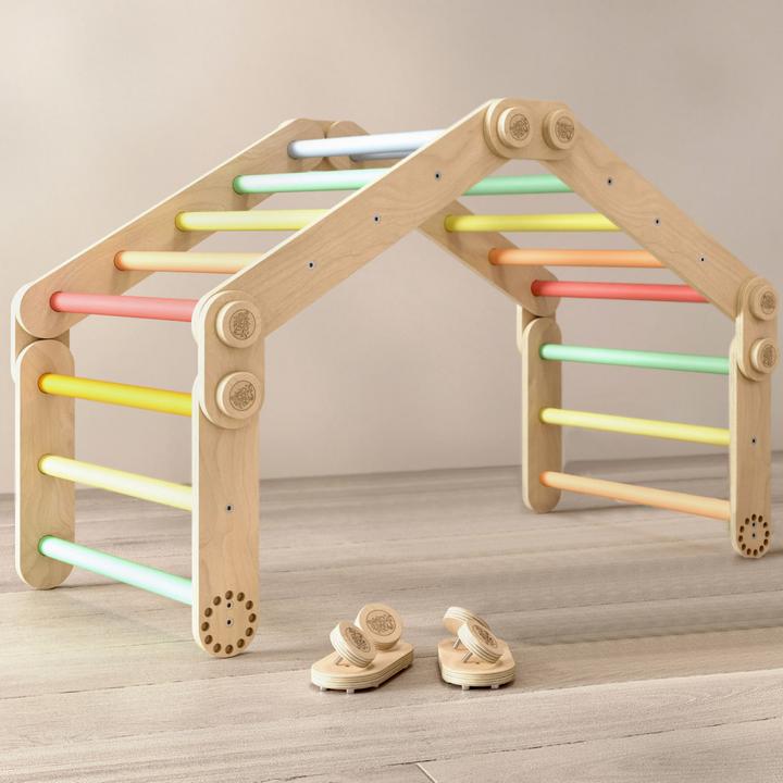Produktbild Montessori Flexi-Klettergerüst - Set S - Hell - ® Sport&Gym