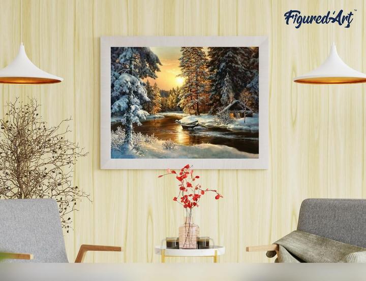 Immagine prodotto Figured'Art Pittura per numeri - Tramonto nella foresta