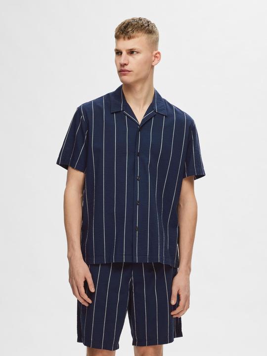 Actual product image Selected Homme Short-sleeved cotton shirt (L)