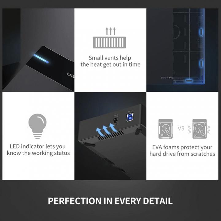 Actual product image Ugreen HDD Hard disk drive (3.5")
