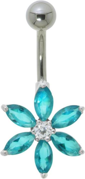 Produktbild Bijouteria Bauchpiercing (Edelstahl, Silber 925, Zirkonia)