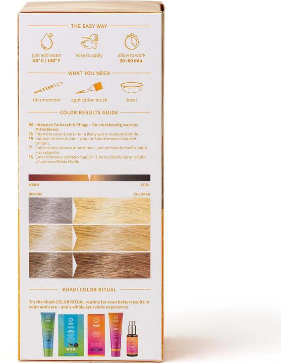 Image du produit Khadi Couleur des plantes (Blond moyen)