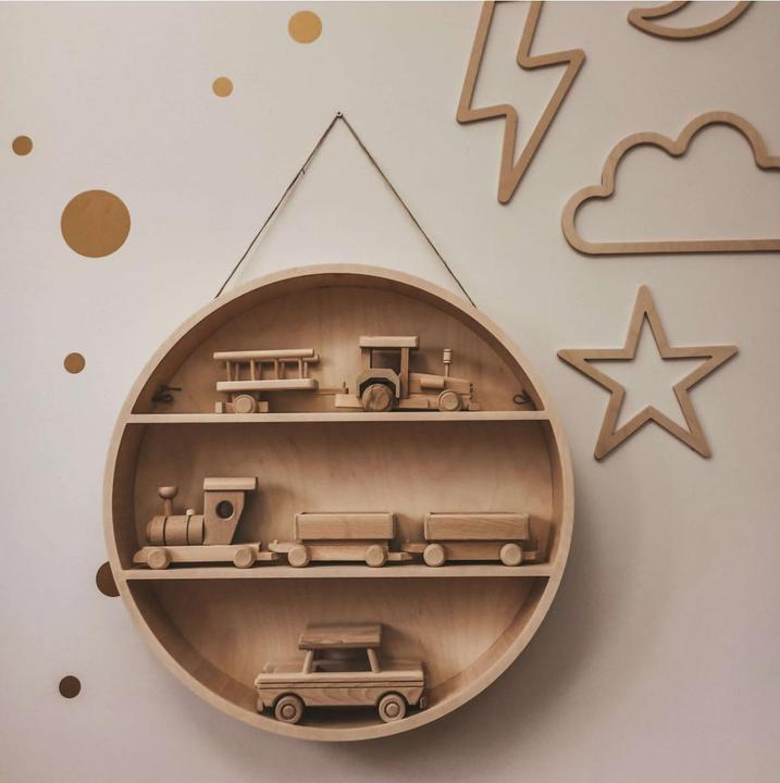 Image du produit Holzecke Kit de blocs de maisons en bois colorés