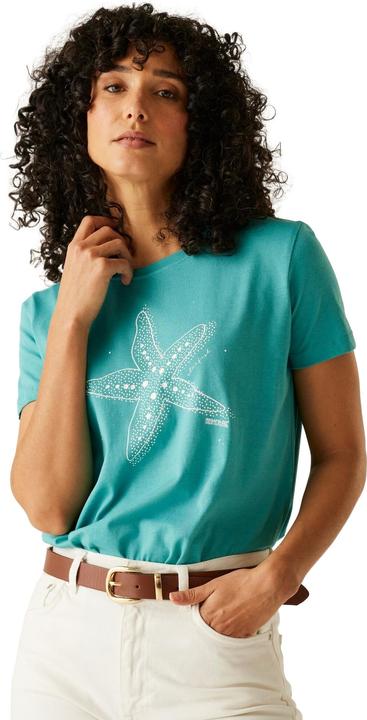 Actual product image Regatta Womens/Ladies Filandra VX Starfish T-Shirt (44 D)