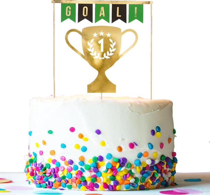 Produktbild Partydeco Fussball Caketopper